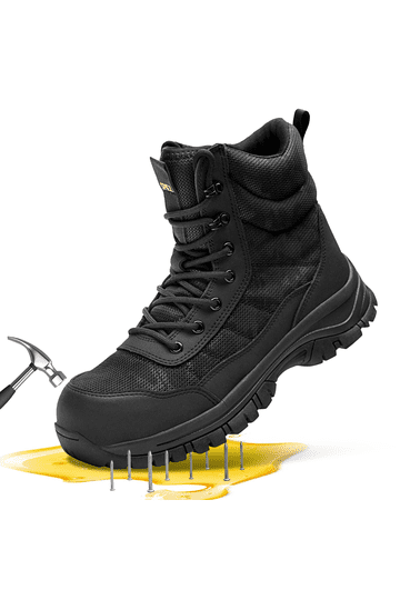 Men\'s Black Tactical Ankle Boots - Unbranded Black Tactical Boots in Military & Tactical Boots - Walmart.com main image 2