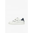 thumbnail image 1 of SALE SP25 Naturino Hasselt White with Blue Trim VL Double Velcro Sneaker, 1 of 6