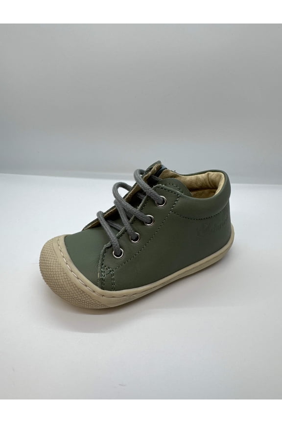 SP25 Naturino Mini Cocoon Laces Sage with Bone Sole