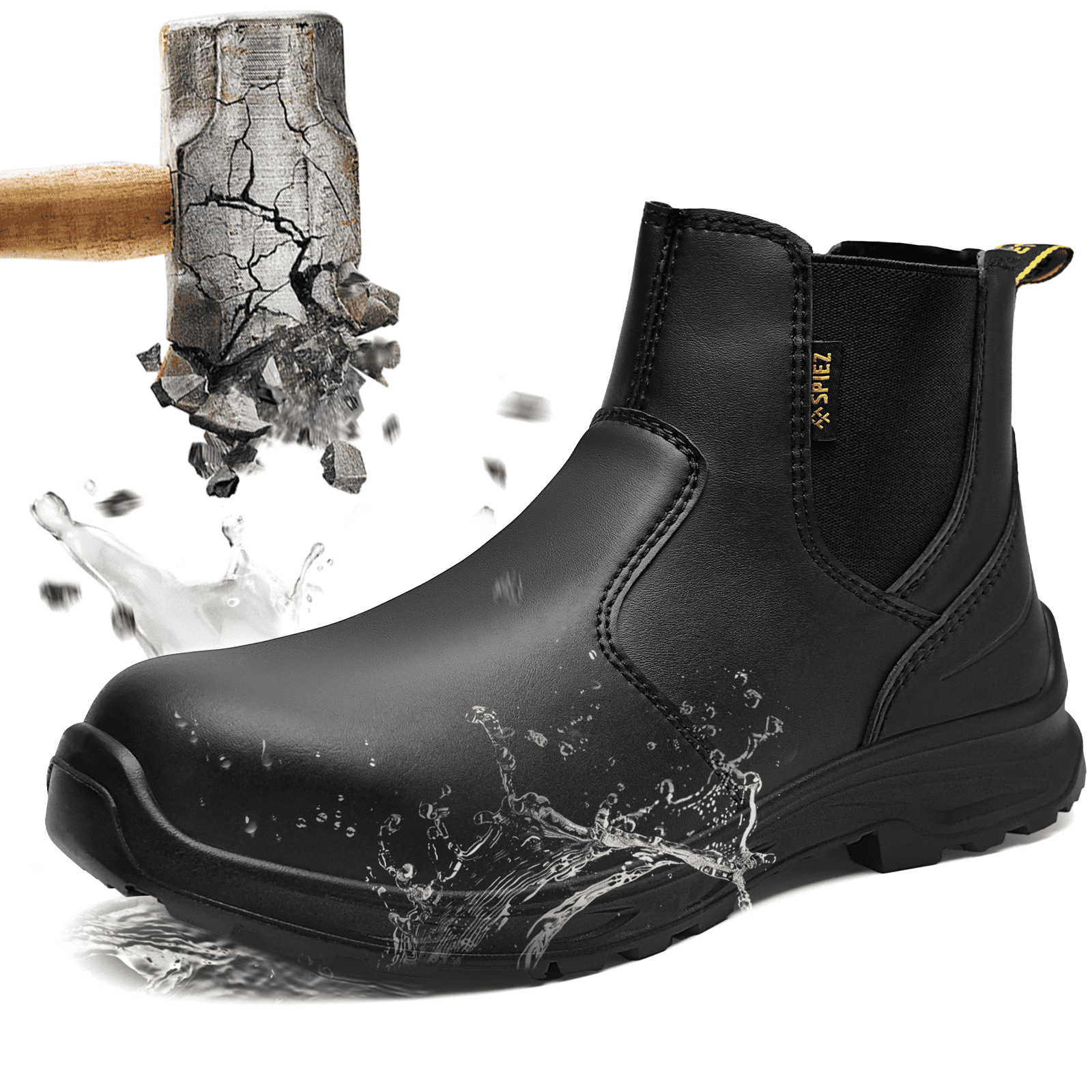 【in a row】Chelsea Hip Boots Hoxton-Cuban-Heel-Chelsea-Boot