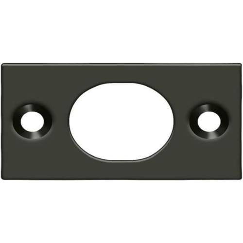 SP6FBU10B Strike Plate For 6" Flush Bolt; Oil Rubbed Bronze Finish