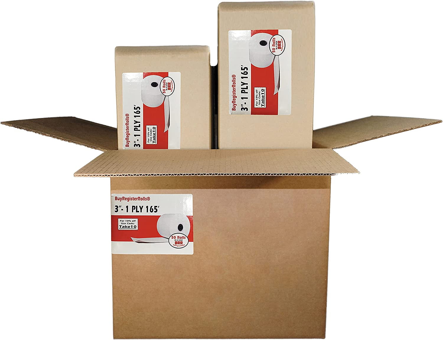 SP700 Kitchen Printer Paper (100 Rolls) 3" x 165' 1 Ply Bond (Non