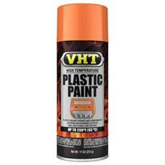 SP823 11 oz High Temperature Plastic Paint, Orange
