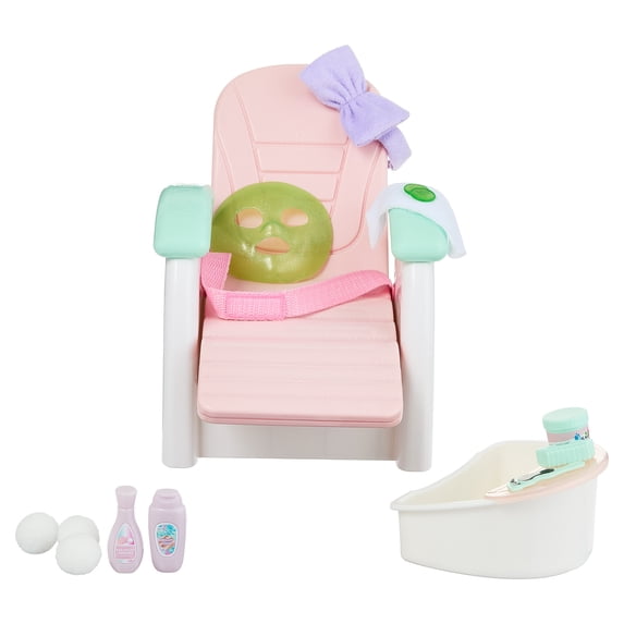 My Life As Spa Chair Set for 18-Inch Dolls, 15 Pieces