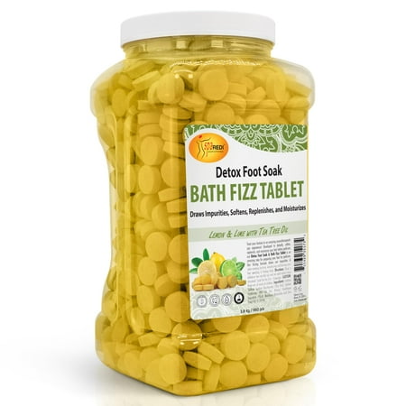 SPA REDI - Bath Fizz 950 Tablets, Lemon & Lime, Refreshing Scent, 128oz