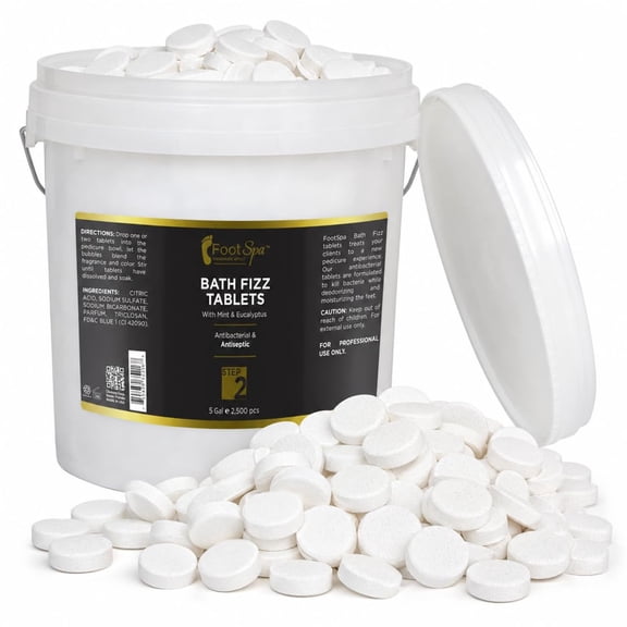 SPA REDI - Bath Fizz Tablets, Relaxing Aromatherapy in Various Scents, 3 Gal