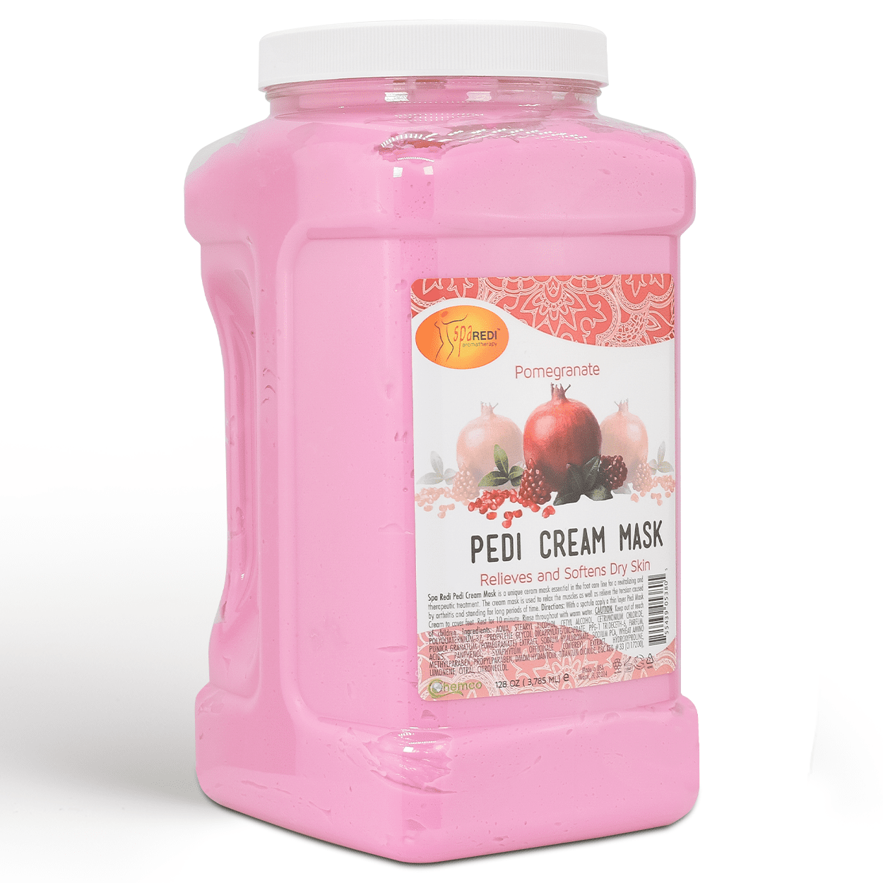 SPA REDI - Body and Foot Cream Mask, Pomegranate, 128 Oz - Pedicure ...