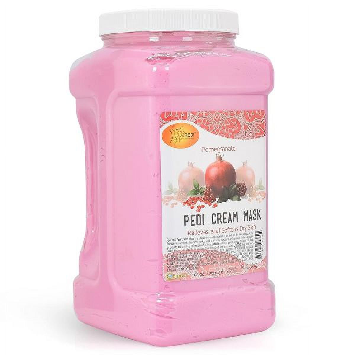 SPA REDI Body and Foot Cream Mask, Pomegranate, 128 Oz Pedicure