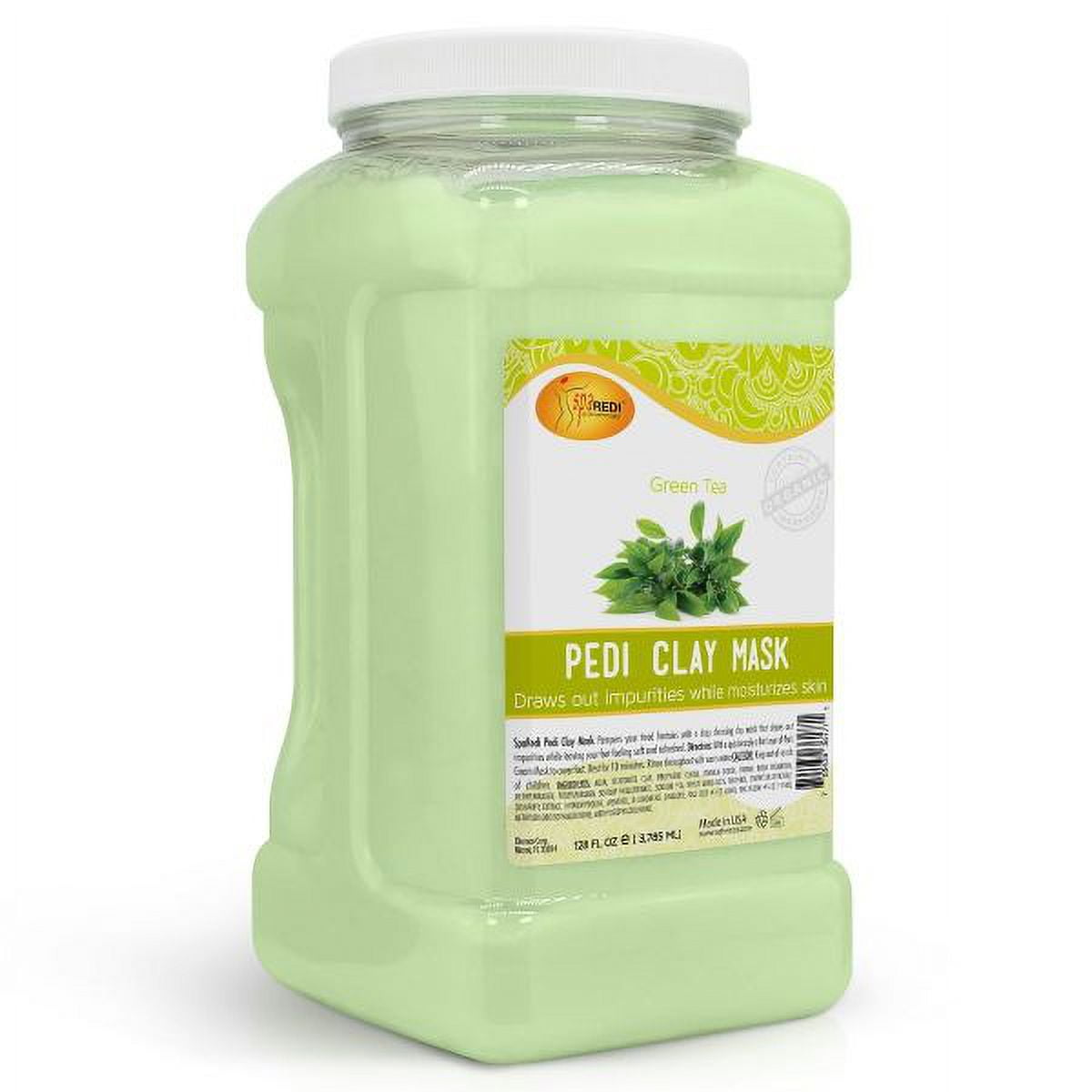 SPA REDI - Clay Mask, Green Tea 128 Oz - Pedicure and Body Deep ...
