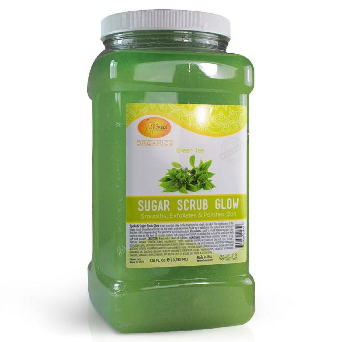 SPA REDI Sugar Body Scrub, Green Tea, 128 Oz Exfoliating