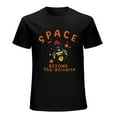 thumbnail image 1 of SPACE BEYOND THE UNIVERSE Vintage T-shirt Mens Cotton Classic Crewneck Short Sleeve Tees Unisex Black 4XL, 1 of 5
