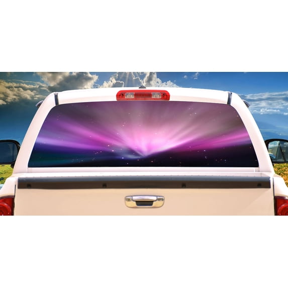 SPACE GALAXY Rear Window Graphic back truck decal suv view thru vinyl