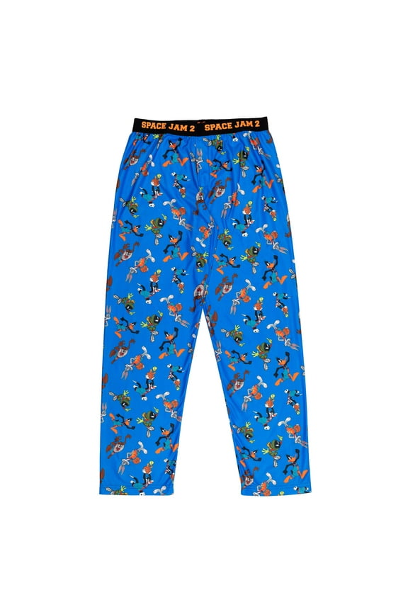 Looney Tunes Buggs Bunny Daffy Duck Little Boys Pajama Pants Blue 5-6