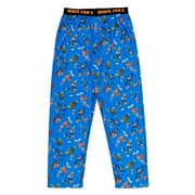 SPACE JAM Looney Tunes Buggs Bunny Daffy Duck Little Boys Pajama Pants Blue 7-8