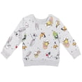 thumbnail image 1 of SPACE JAM Looney Tunes Daffy Duck Bugs Bunny Sylvester Big Girls French Terry Sweatshirt Toddler to Big Kid, 1 of 5