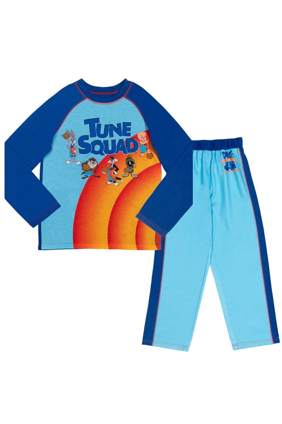 Looney Tunes Little Boys Pullover Pajama Shirt and Pants Sleep Set Little Kid to Big Kid