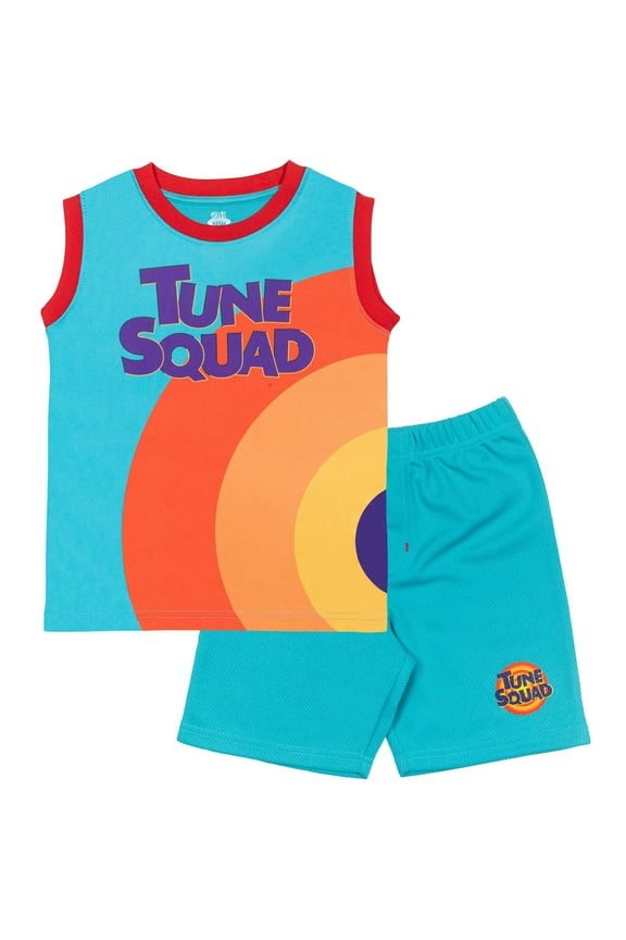 Looney Tunes Toddler Boys Athletic T-Shirt Shorts Toddler to Big Kid