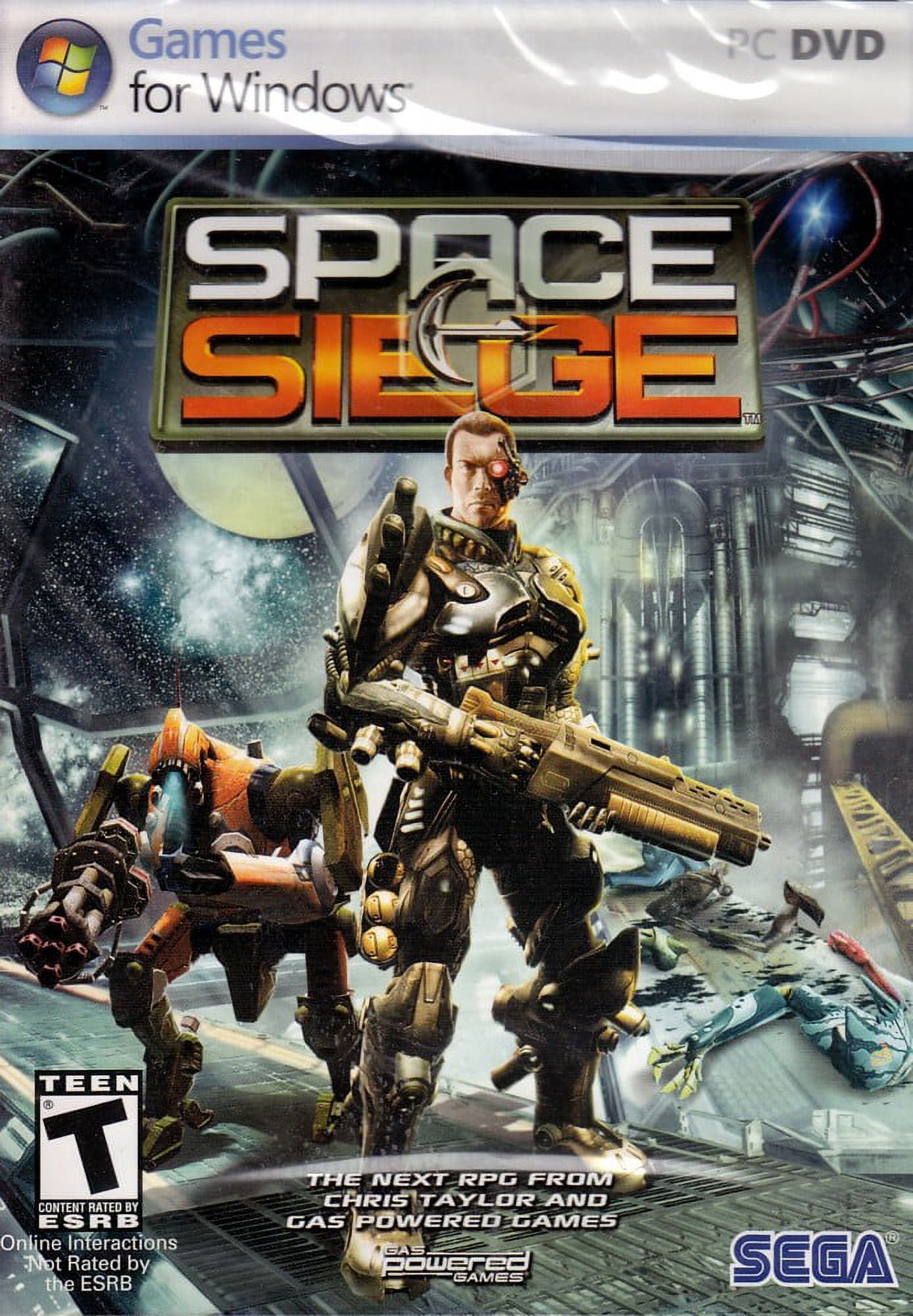 SPACE SIEGE PC DVD - An RPG from Chris Taylor and Gas Powered Games