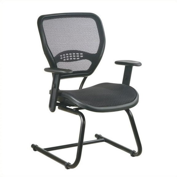 SPACE Seating AirGridÂ® Seat and Back Deluxe Visitors Chair