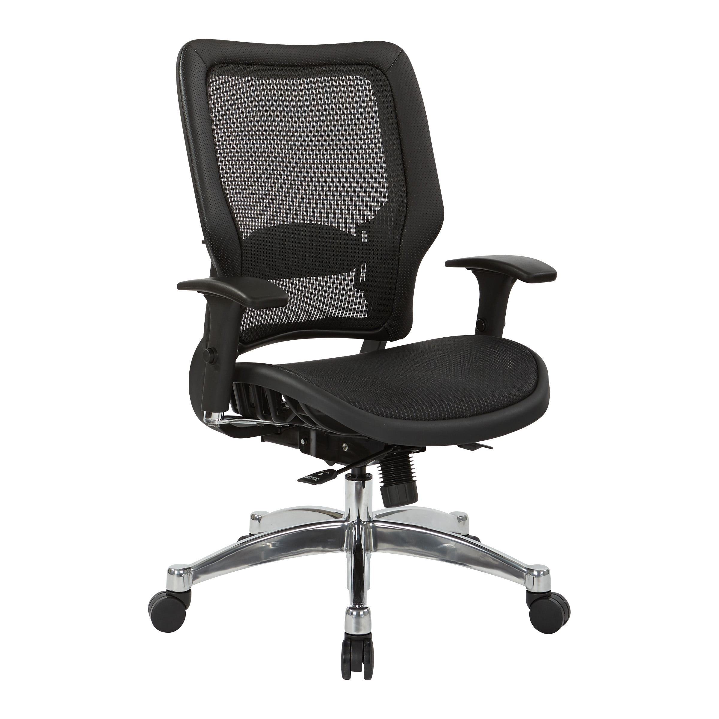 SPACE Seating Black Vertical Mesh Back And Seat Chair With Height space-seating-black-vertical-mesh-back-and-seat-chair-with-height