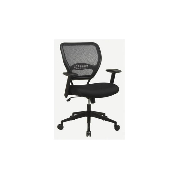 SPACE Seating Professional Black AirGridĀ® Back Managers Chair