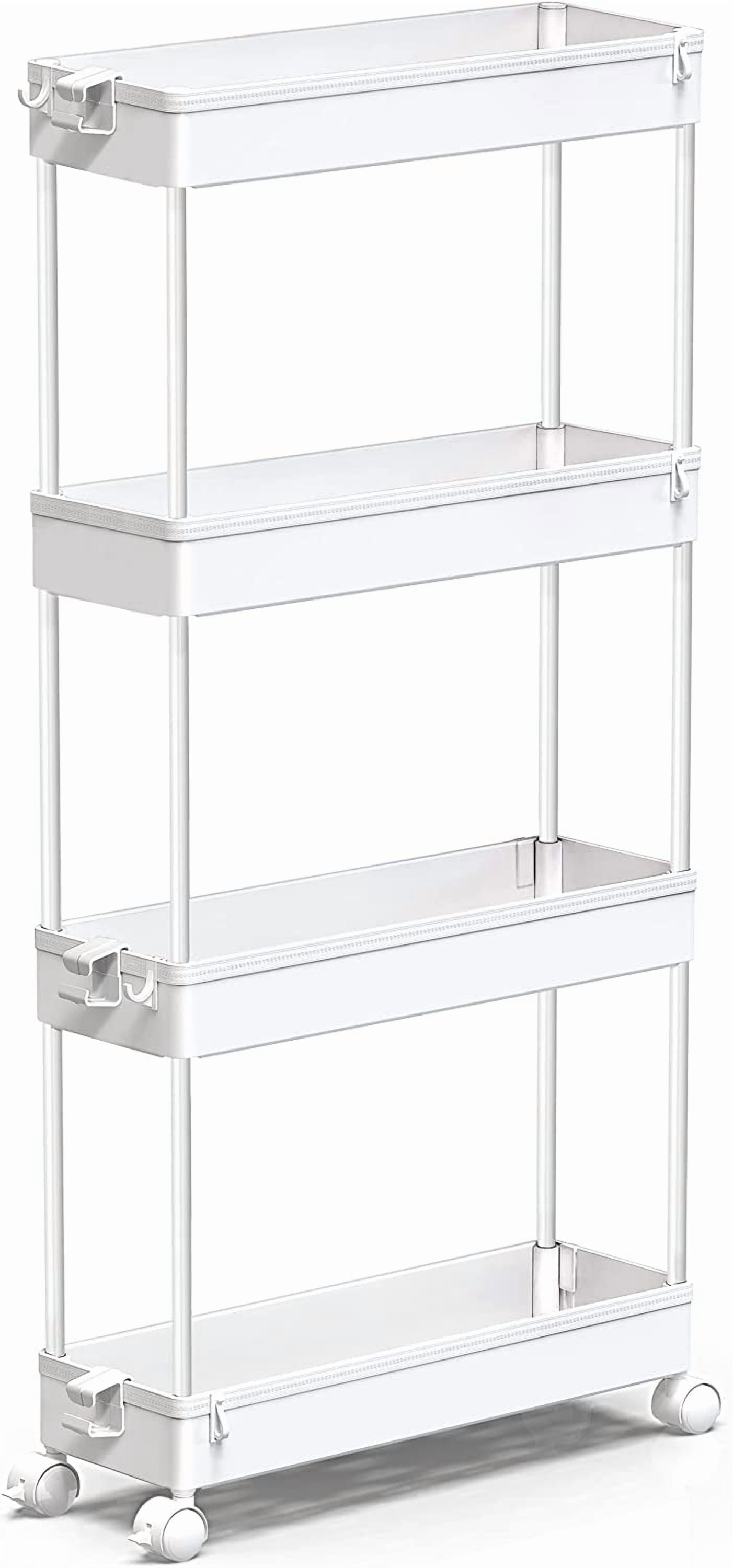 SPACEKEEPER 4 Tier Slim Storage Cart