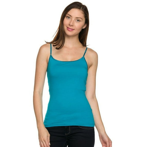 SPAGHETTI STRAP CAMISOLE CREW-NECK