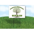 thumbnail image 1 of SPAIN FAMILY REUNION GR TREE 18 in x 24 in Yard Sign Road Sign with Stand, Single Sided, 1 of 5