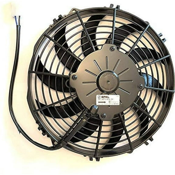 SPAL 30100435 10'' Low-Profile Fan Puller Curved Blades 12Volt 802 cfm VA11-AP7/C-57A