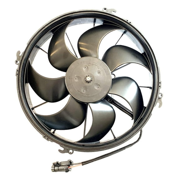 SPAL 30103202 12" Puller Fan 12 VOLT High Output Curved Blade 1870 cfm VA01-AP90/VLL-66A