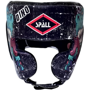 SPALL PRO PU Leather Boxing Head Gear for Fighting Sports, Muay Thai, Karate, Training Martial Arts, MMA Kickboxing and Taekwondo (Medium)