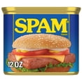 thumbnail image 1 of SPAM Classic Canned Meats, 7 G of Protein (14% DV) Per Serving, Shelf-Stable, 12 oz Aluminum Can, 1 of 14