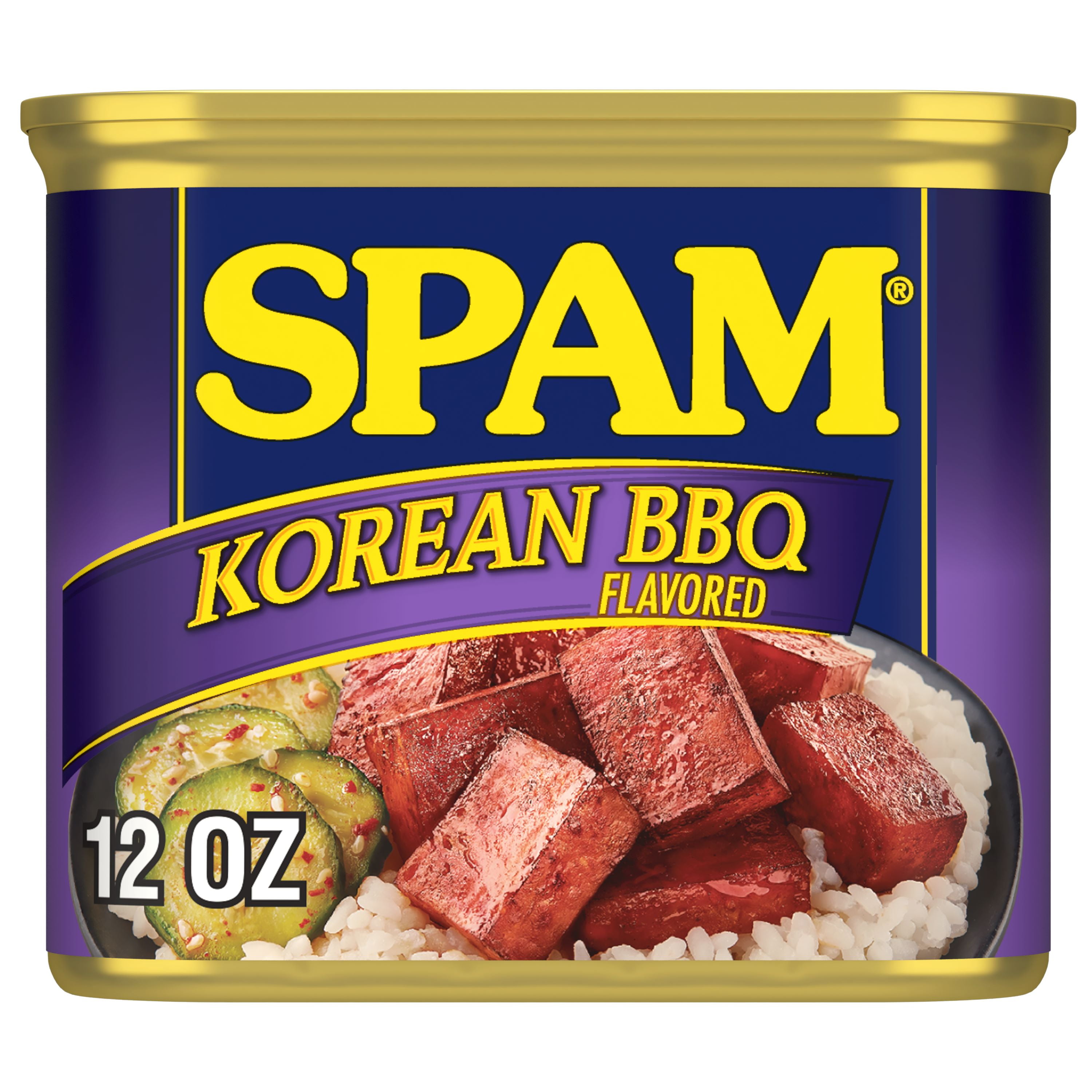 SPAM Korean BBQ Flavored, Shelf Stable, 12 oz Aluminum Can