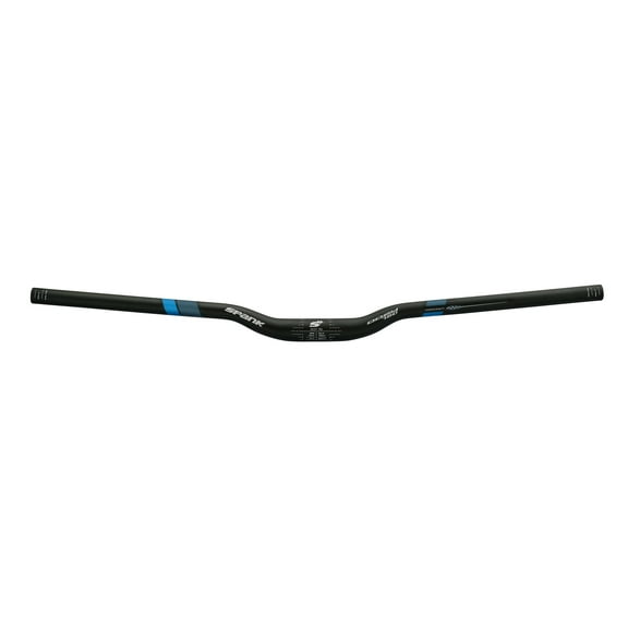 SPANK Oozy Trail Vibrocore Handlebar 780mm W 25mm Rise 31.8mm Clamp Black/Blue