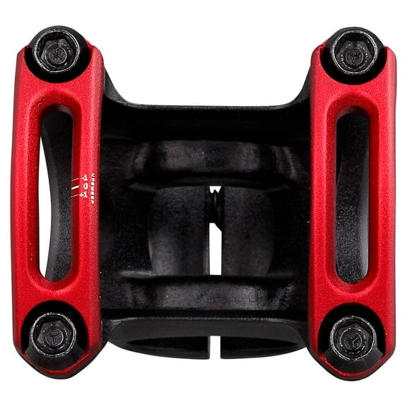 SPANK SPLIT 35 Stem 40mm Red Aluminum Ultra-Short Stack Height And True 0-Deg
