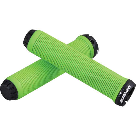 Spank Spike 30 Grips - 30mm Diameter Green