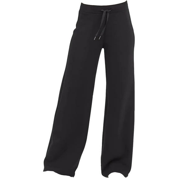 SPANX AirLuxe Wide Leg Cotton Knit Wide Leg Pants, M
