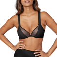 thumbnail image 1 of SPANX Brallelujah Allure Lace Full Coverage Very Black/Toasted Oatmeal 34DD, 1 of 3