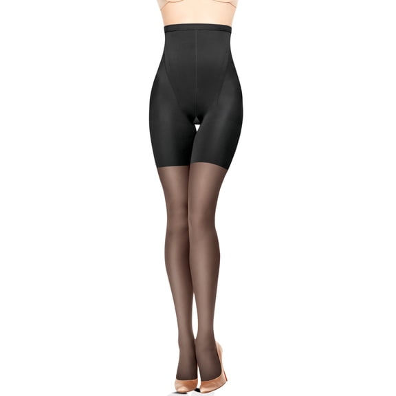 SPANX In-Power Hi-Waisted Sheers, Very Black, D