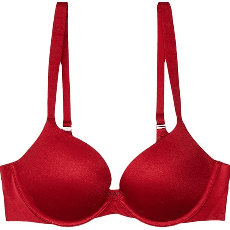 SPANX Pillow Cup Signature Push-Up Plunge Bra - Red Pop - 34B