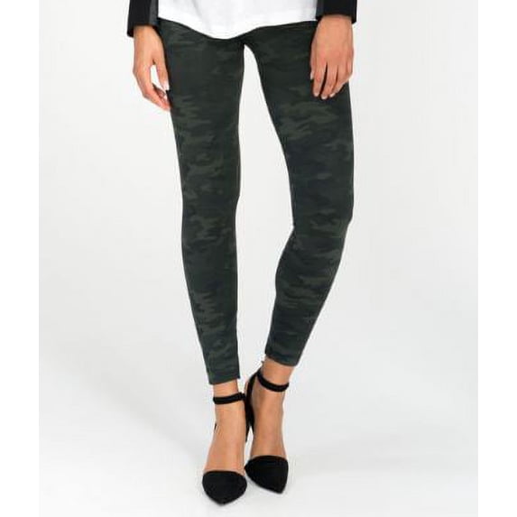 SPANX Women's Seamless Camo Leggings, Green Camo, Small - NEW