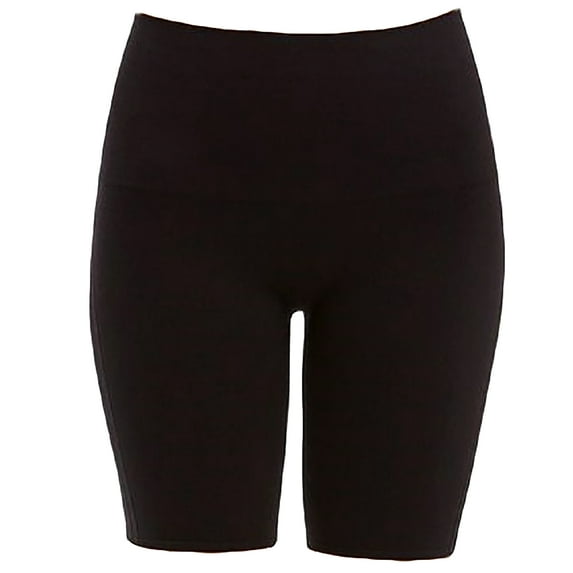 SPANX Women's Look at me Now Seamless Bike Shorts Black Leggings (XS)