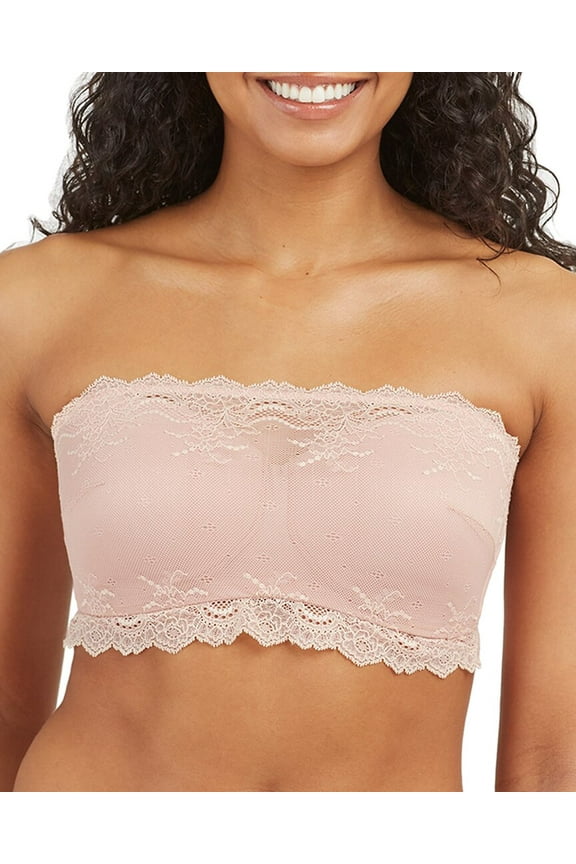 ® womens Bandeau Bra, S, Pink