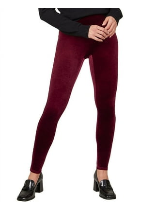 SPANX, Pants & Jumpsuits, Spanx Look At Me Now Seamless Leggings High  Rise Camo Size X Burgundy Red Pant