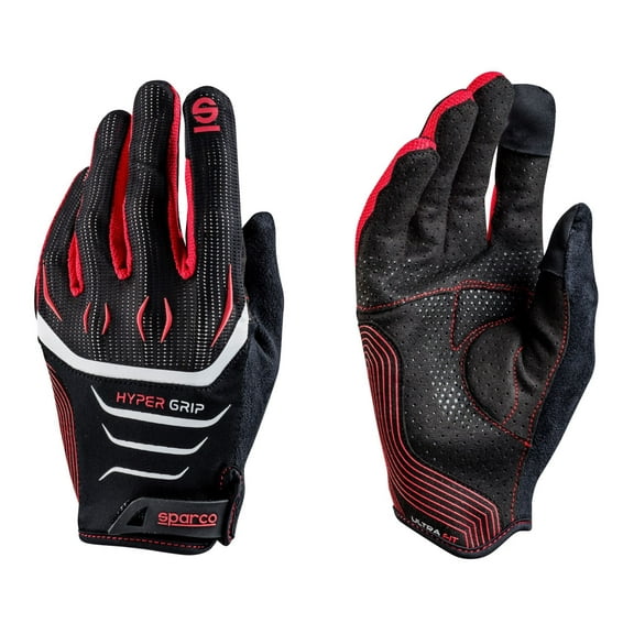 SPARCO 002094NRRS08 GAMING GLOVES Hypergrip Black/Red Size 8