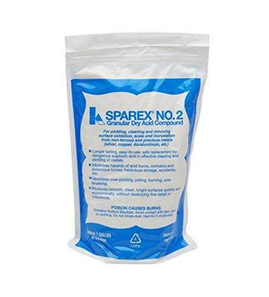 SPAREX No 2 Granular Dry Acid Pickling Compound 10oz for Cleaning