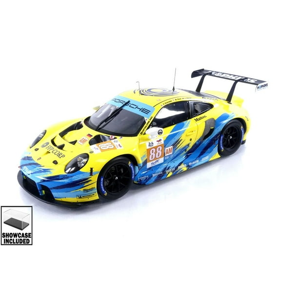 Porsche 911 RSR-19 #88 "Dempsey-Proton Racing" GTE Am "24 Hours of Le Mans" (2022) w/Display Case 1/18 Model Car by Spark