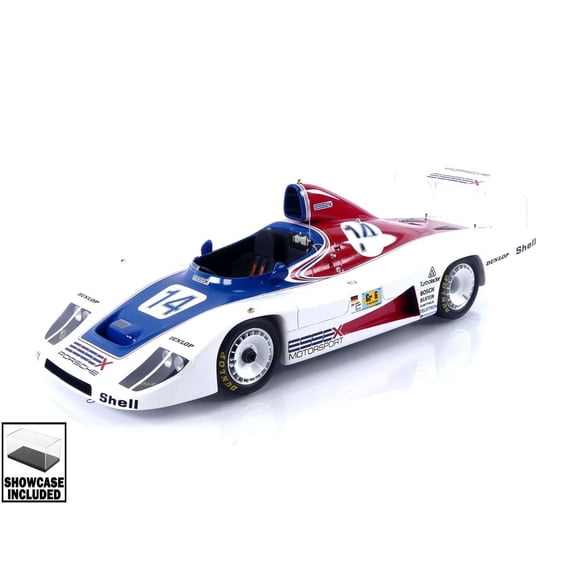 Porsche 936 #14 "Essex Motorsport Porsche" "24 Hours of Le Mans" (1979) with Acrylic Display Case 1/18 Model Car by Spark