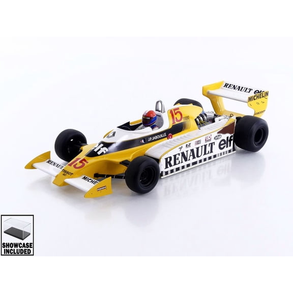 Renault RS11 #15 "Equipe Renault Elf" Winner Formula One F1 "French GP" (1979) with Acrylic Display Case 1/18 Model Car by Spark