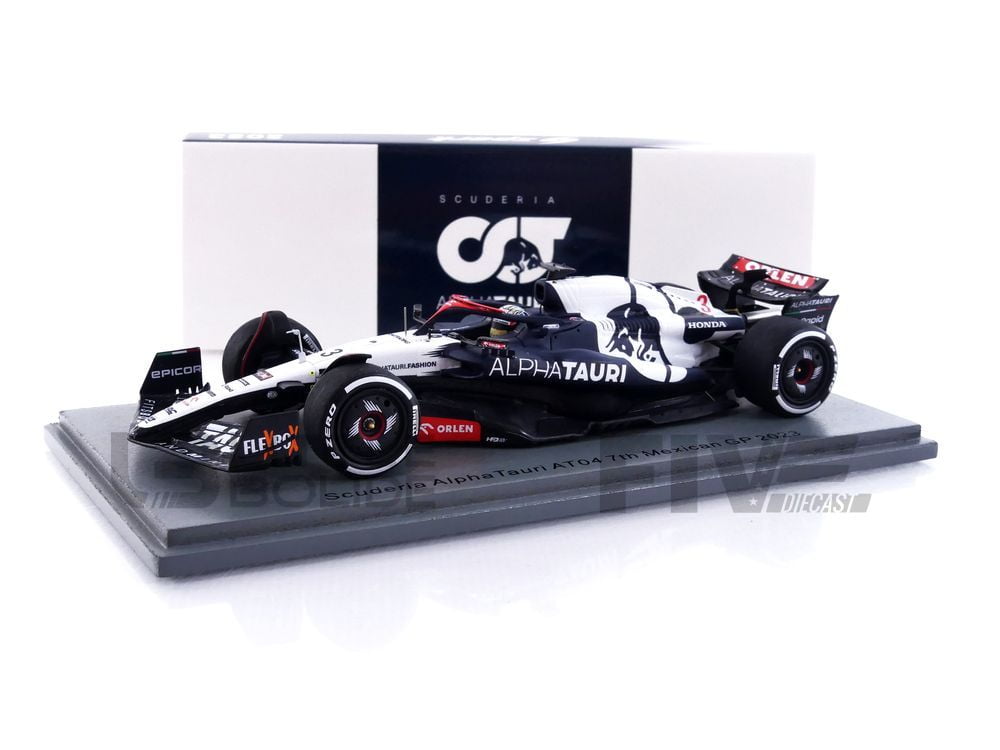 spark 1/43 AlphaTauri AT04 #22 Yuki Tsunoda 2023 Bahrain GP